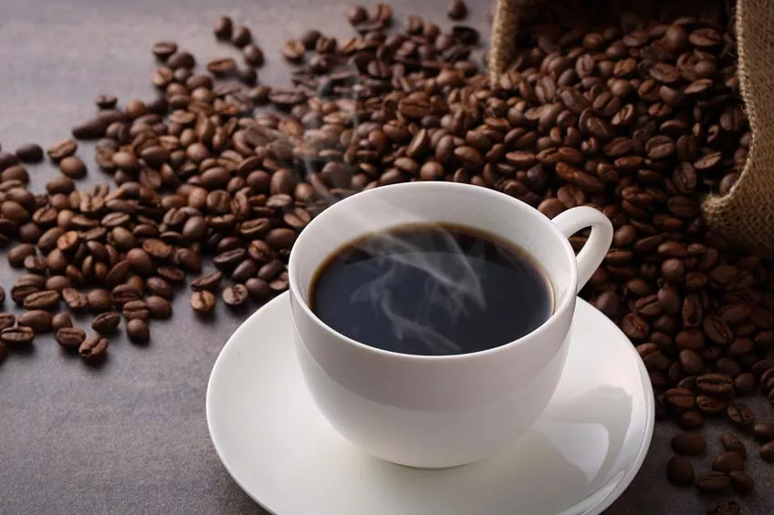kopi dengan hati 