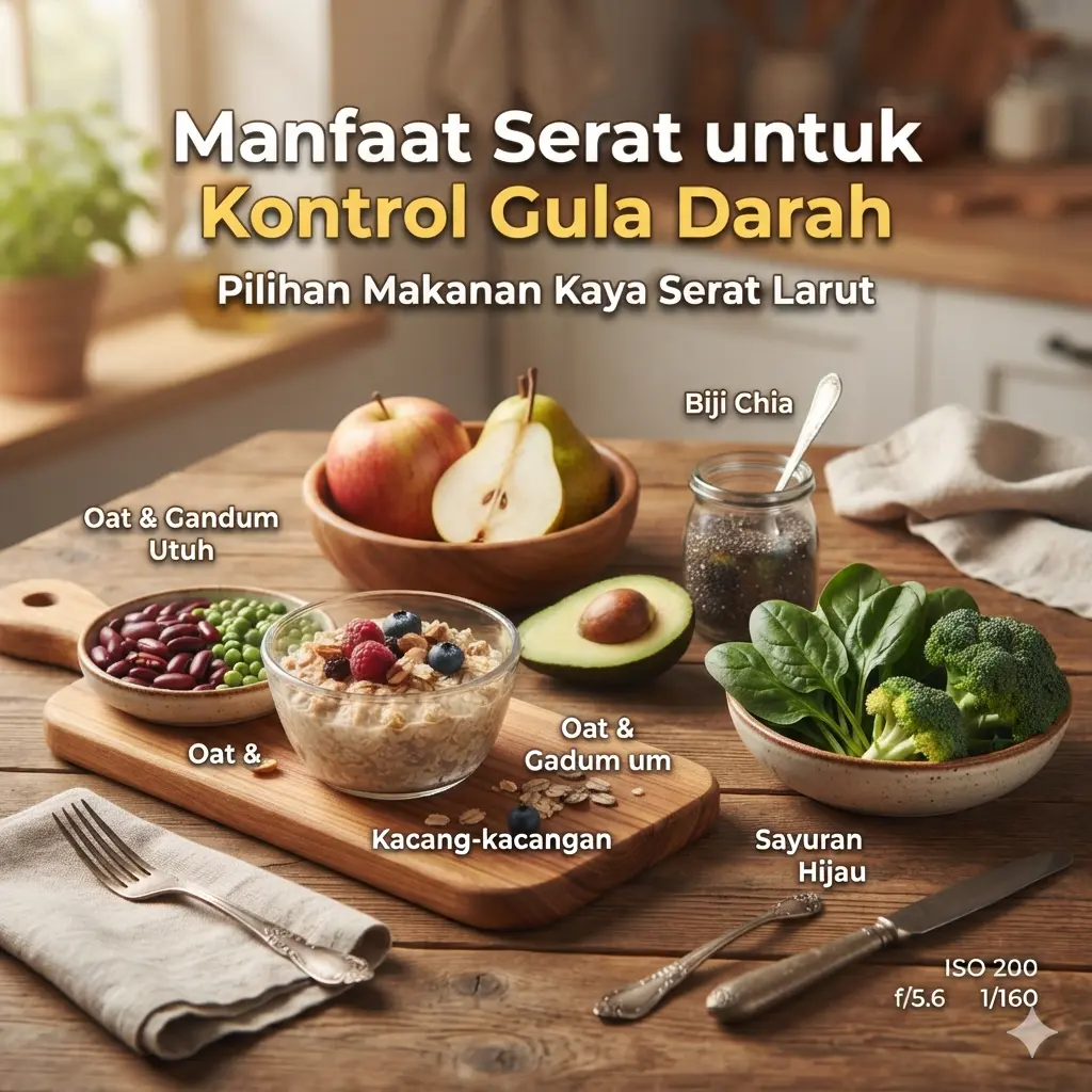 Manfaat serat untuk mengontrol gula darah