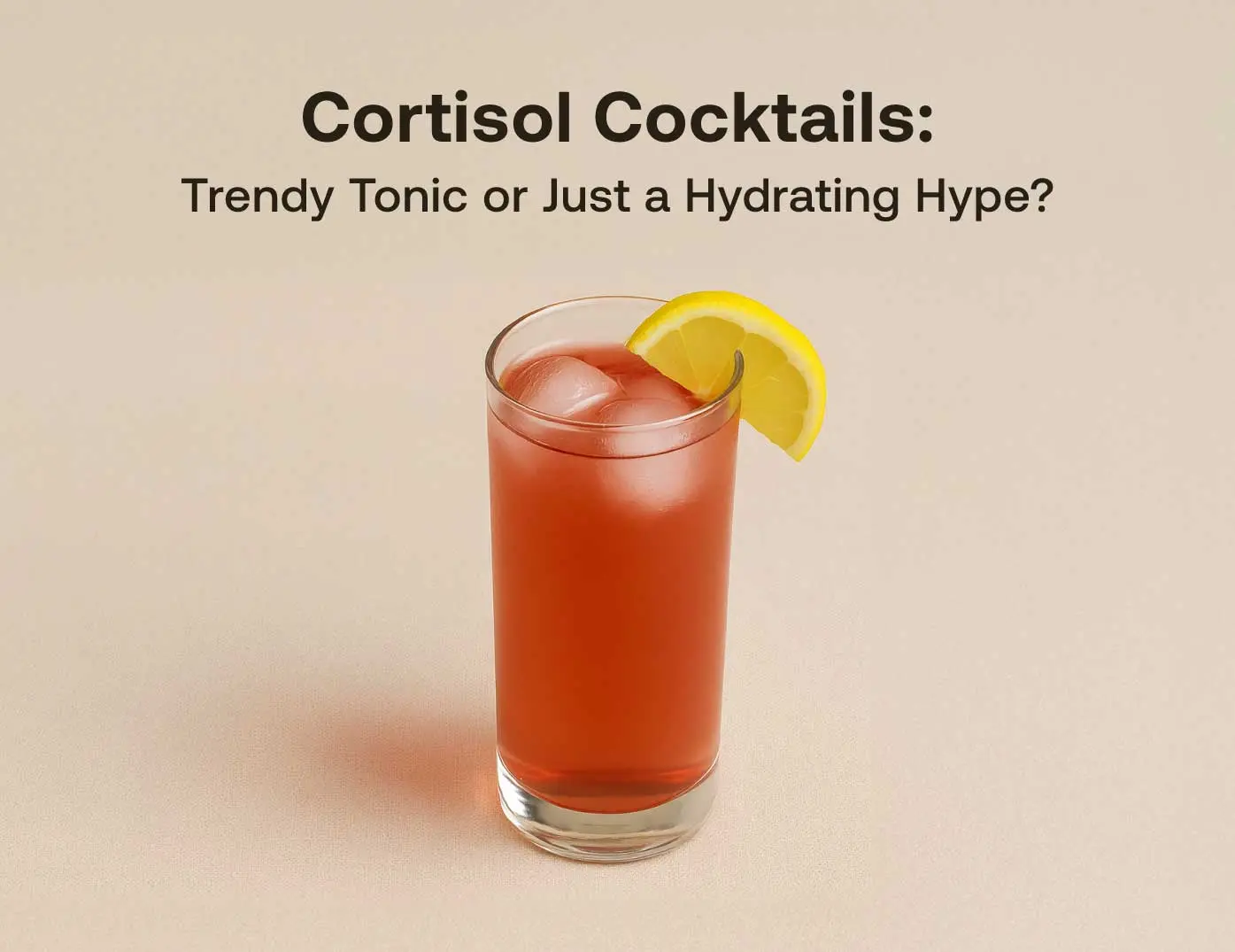 Tren cortisol cocktail viral TikTok