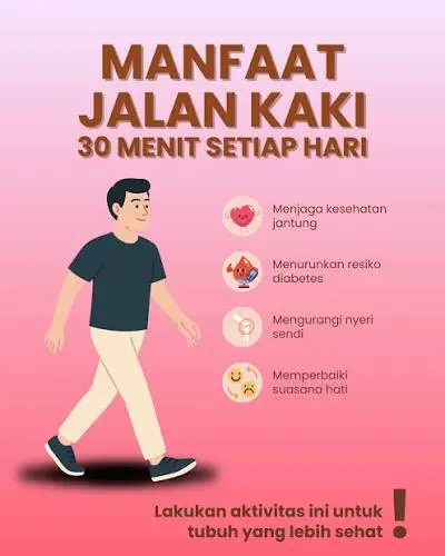 manfaat jalan kaki pagi